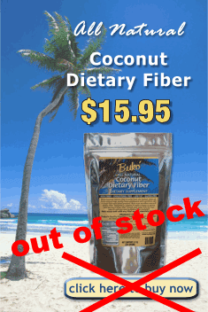 Buko Coconut Dietary Fiber